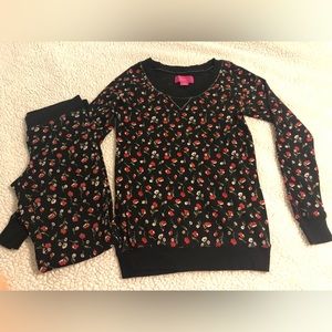 Victoria's Secret Long John's Pajama Set
